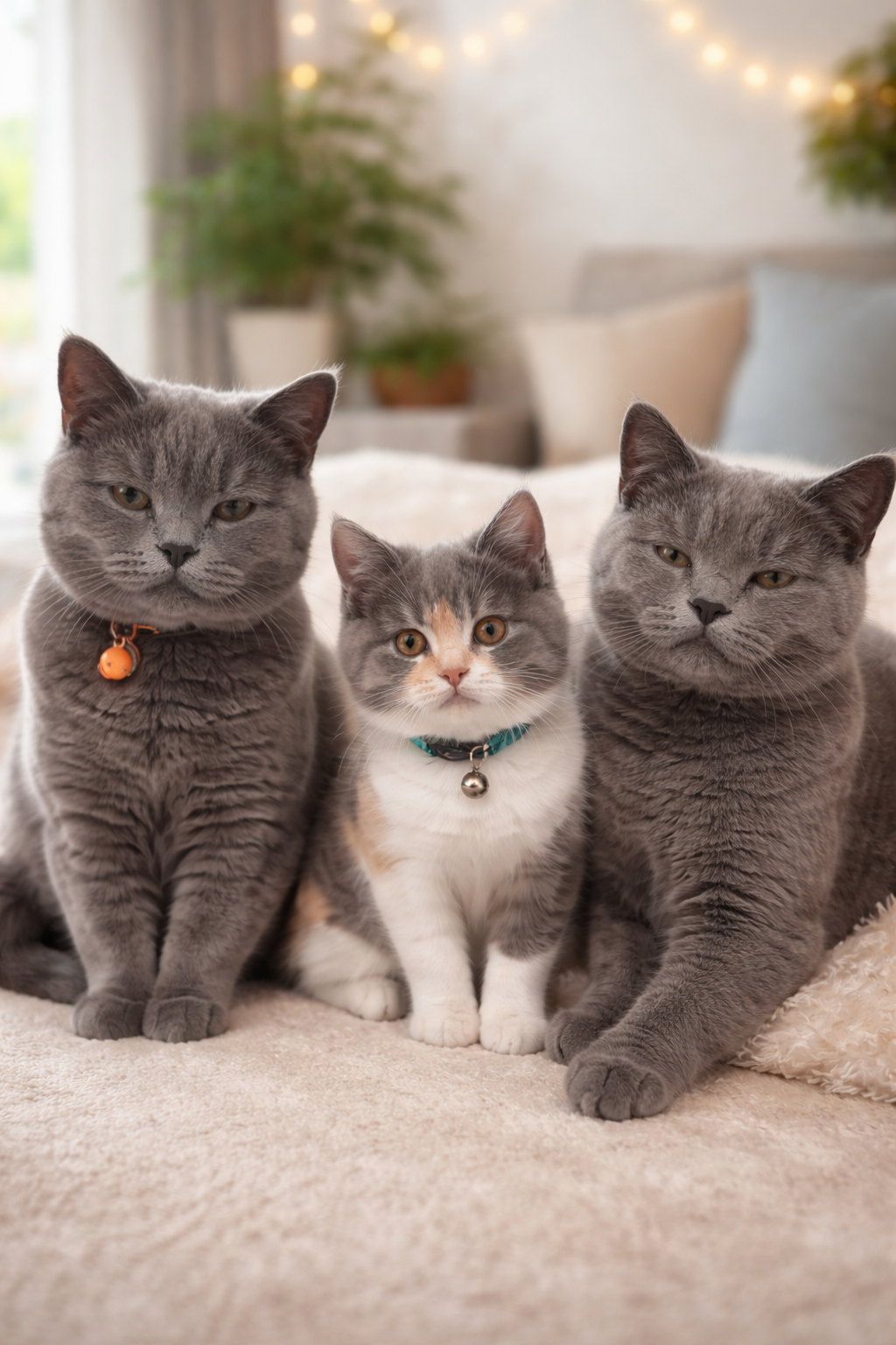 British Shorthair Queens - Blue - Blue Bi Colour Cream
